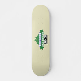 Chicago Green Ribbon Taxi Logo - Fan Art Persoonlijk Skateboard