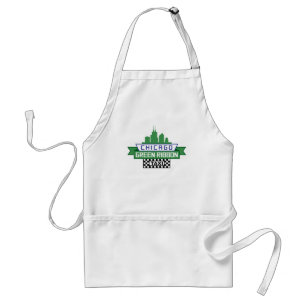 Chicago Green Ribbon Taxi Logo - Fan Art Standaard Schort