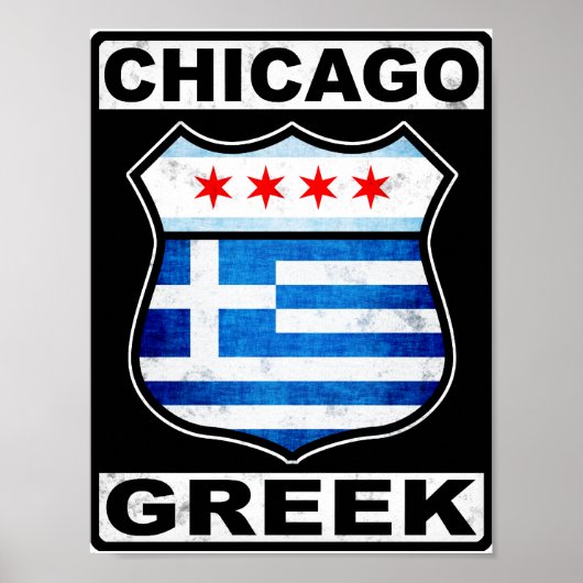 Chicago Grieks Poster (Voorkant)