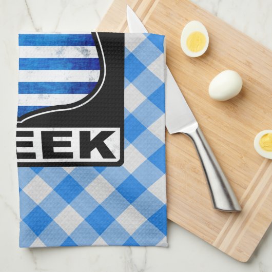 Chicago Grieks Theedoek (Quarter Fold)