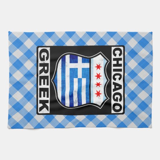 Chicago Grieks Theedoek (Horizontaal)