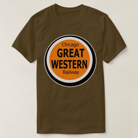 Chicago Grote Westerne Spoorweg 2 TShirt (Design voorkant)