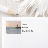 Chicago Harbor Southeast Lighthouse Etiket (Insitu)