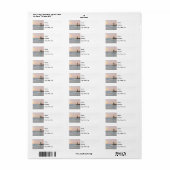 Chicago Harbor Southeast Lighthouse Etiket (Full Sheet)
