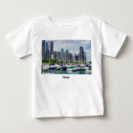 Chicago Harbour Baby T-Shirt (Voorkant)