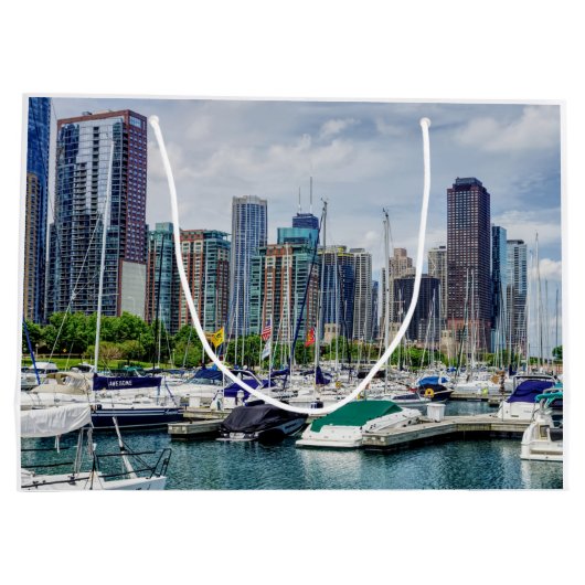 Chicago Harbour Groot Cadeauzakje (Achterkant)