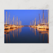 Chicago Harbour in Dusk Briefkaart (Voorkant)