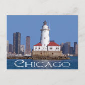Chicago Harbour Lighthouse, Chicago Illinois USA Briefkaart (Voorkant)