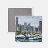 Chicago Harbour Magneet (Voorkant / Achterkant)