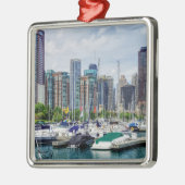 Chicago Harbour Metalen Ornament (Links)