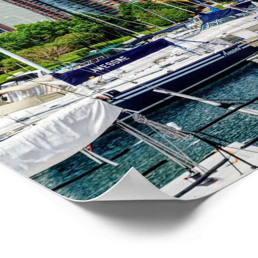 Chicago Harbour Poster (Hoek)