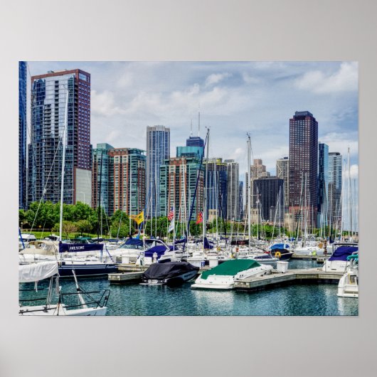 Chicago Harbour Poster (Voorkant)
