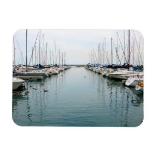 Chicago Harbour - Sailboat - Magnet Magneet