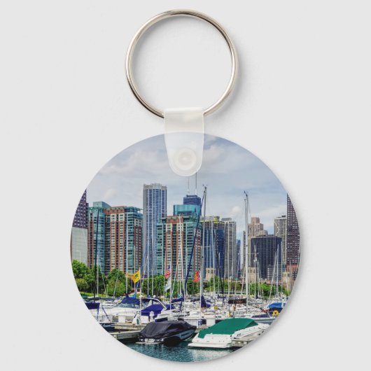 Chicago Harbour Sleutelhanger (Voorkant)