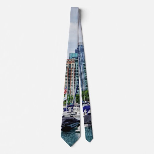 Chicago Harbour Stropdas (Voorkant)