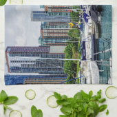 Chicago Harbour Theedoek (Gevouwen)