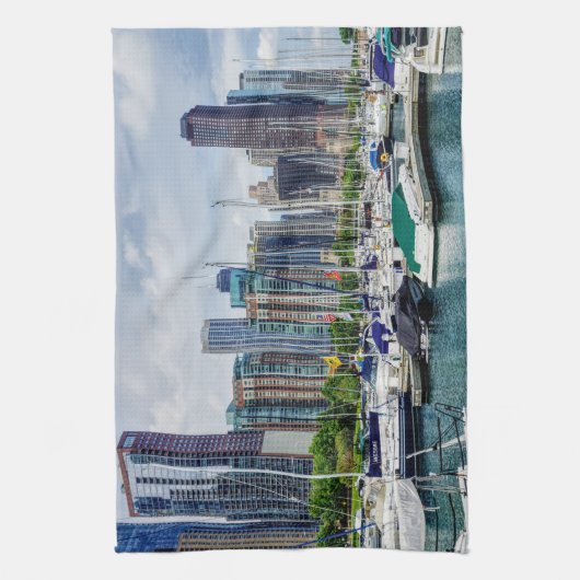 Chicago Harbour Theedoek (Verticaal)