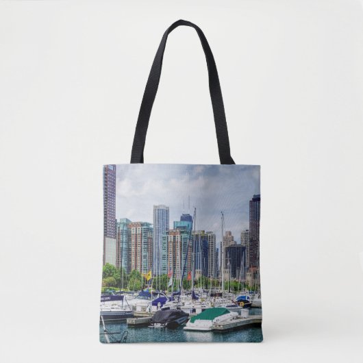 Chicago Harbour Tote Bag (Voorkant)