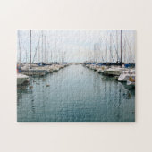 Chicago Harbour - Zeilboten bij Rest Puzzle Legpuzzel (Horizontaal)