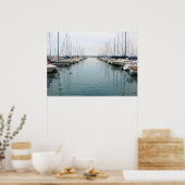 Chicago Harbour - Zeilboten tegen Rest Poster (Keuken)