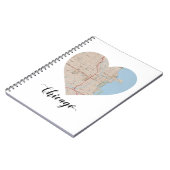 Chicago hartkaart notitieboek (Linkerzijde)