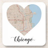 Chicago hartkaart onderzetter (Voorkant)