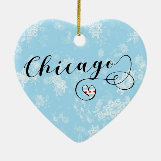 Chicago Heart, Ornament kerstboom (Achterkant)