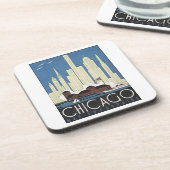 Chicago heeft alles bier onderzetter (Linkerzijde)