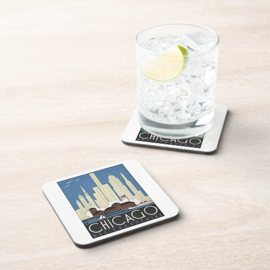 Chicago heeft alles bier onderzetter (Rechterzijde)