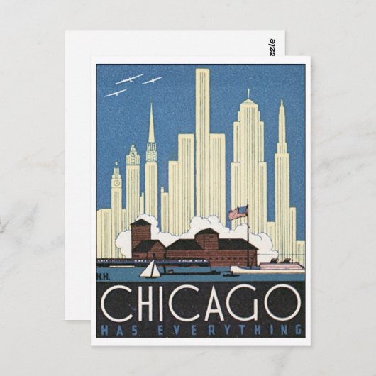 Chicago heeft alles briefkaart (Voorkant / Achterkant)