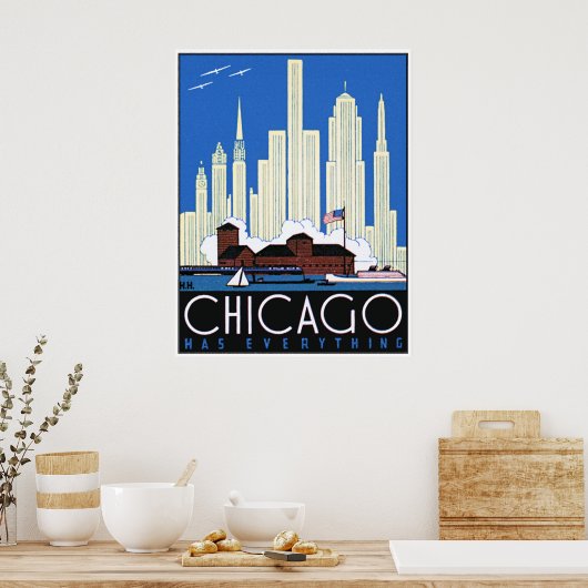 Chicago heeft alles poster (Keuken)