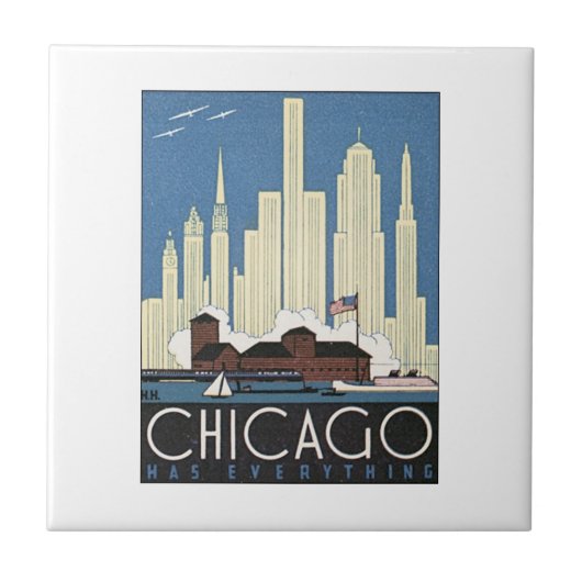 Chicago heeft alles tegeltje (Voorkant)
