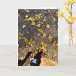 Chicago Herfst Wenskaart Kaart