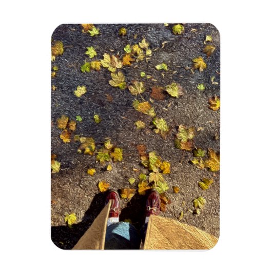 Chicago Herfst Wenskaart Magneet (Verticaal)