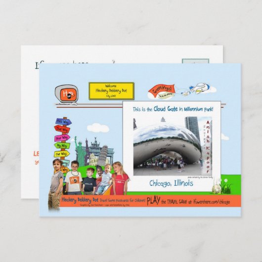 Chicago! Het is jouw soort stad! Briefkaart (Voorkant / Achterkant)