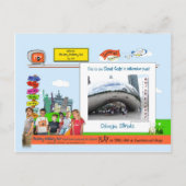 Chicago! Het is jouw soort stad! Briefkaart (Voorkant)