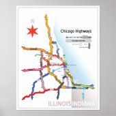 Chicago Highways Poster (Voorkant)