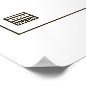 Chicago 'Hoods Map Bold Star Poster (Hoek)