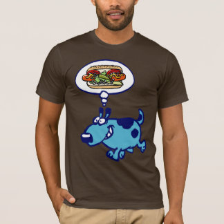 Chicago Hot Dog (blauwe tekenfilmhond) T-Shirt