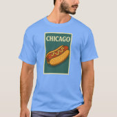 Chicago Hot Dog T-shirt (Voorkant)