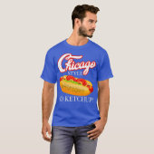 Chicago Hot Dog Zomer Stijl 4th van juli Geen Gift T-shirt (Voorkant volledig)