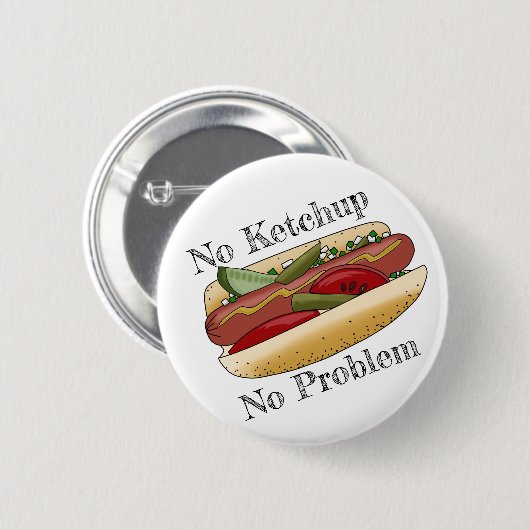 Chicago Hot Dogs Button (Voorkant /achterkant)