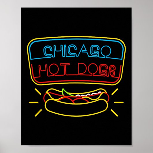 Chicago Hot Dogs En Bbq-saus Poster (Voorkant)