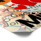 Chicago houdt van Mince Pies stadsgezicht Poster (Hoek)