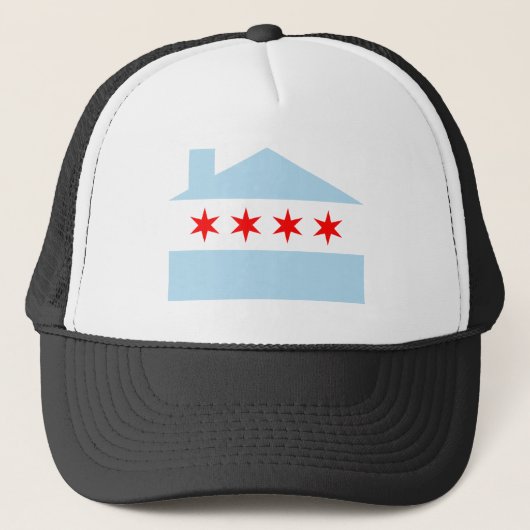 Chicago House Flag Trucker Pet (Voorkant)