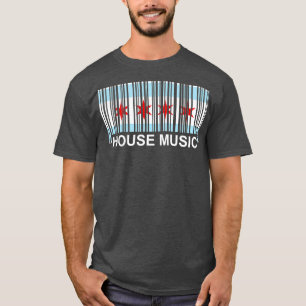Chicago House Music - Barcode EDM DJ Illinois T-shirt