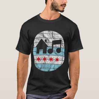 Chicago House Music Vintage DJ EDM  T-shirt