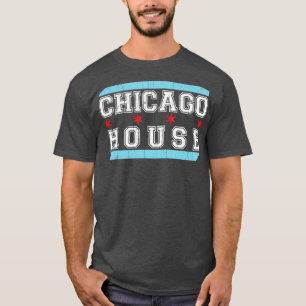 Chicago House Muziek - Flag DJ Gift T-shirt