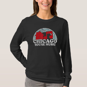 Chicago House Muziek - Vintage Rainbow Edm Dj Rave T-shirt