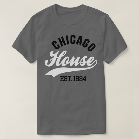 Chicago huis est 1984 t-shirt (Design voorkant)